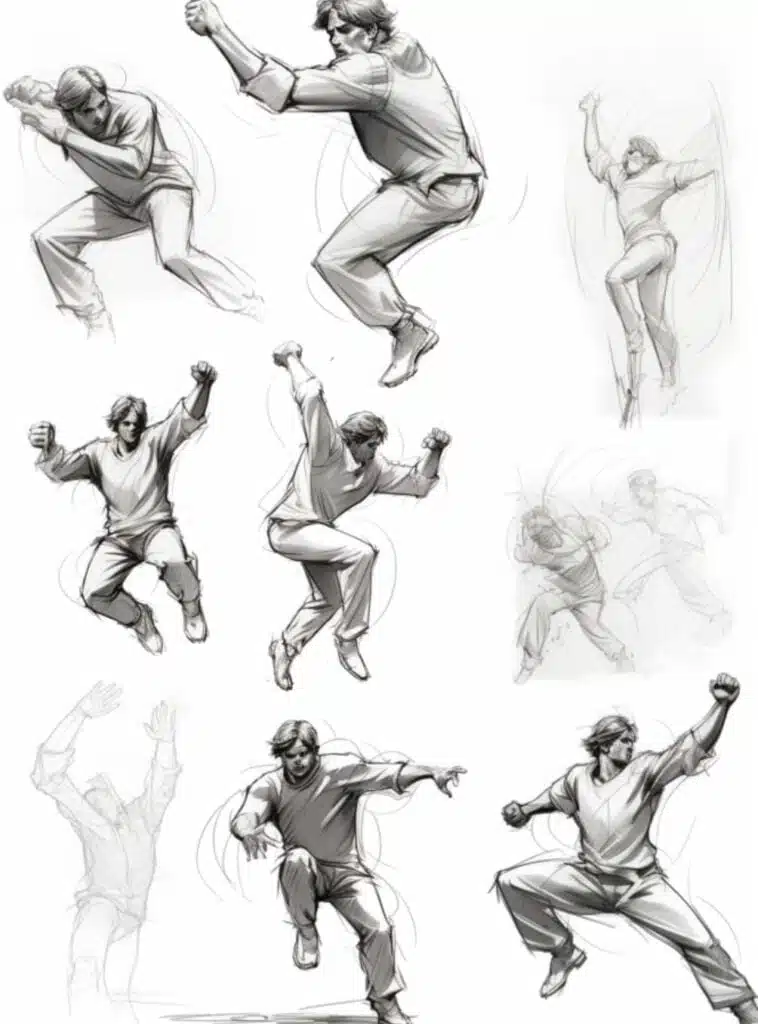 DYNAMIC POSES for Beginners (Male Figure) - YouTube