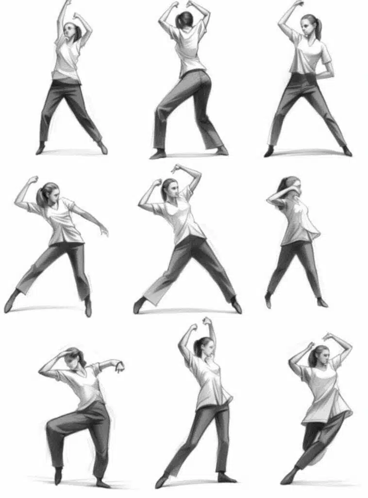 Lindy Hop Cartoonwise! | Dancing drawings, Dancing poses, Drawing reference  poses