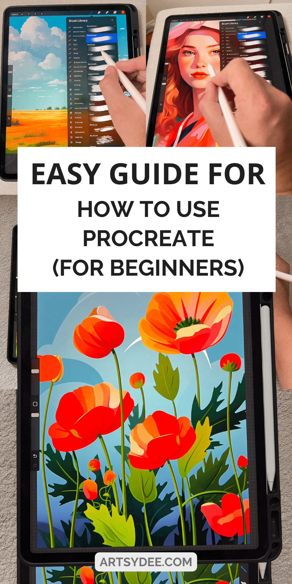 How To Use Procreate: Quick And Easy Guide For Beginners - Artsydee ...