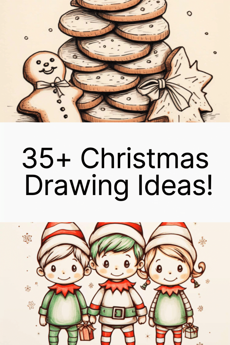 25 Fun Christmas Drawing Ideas for the Whole Family