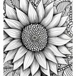 zentangle flower pattern artsydee