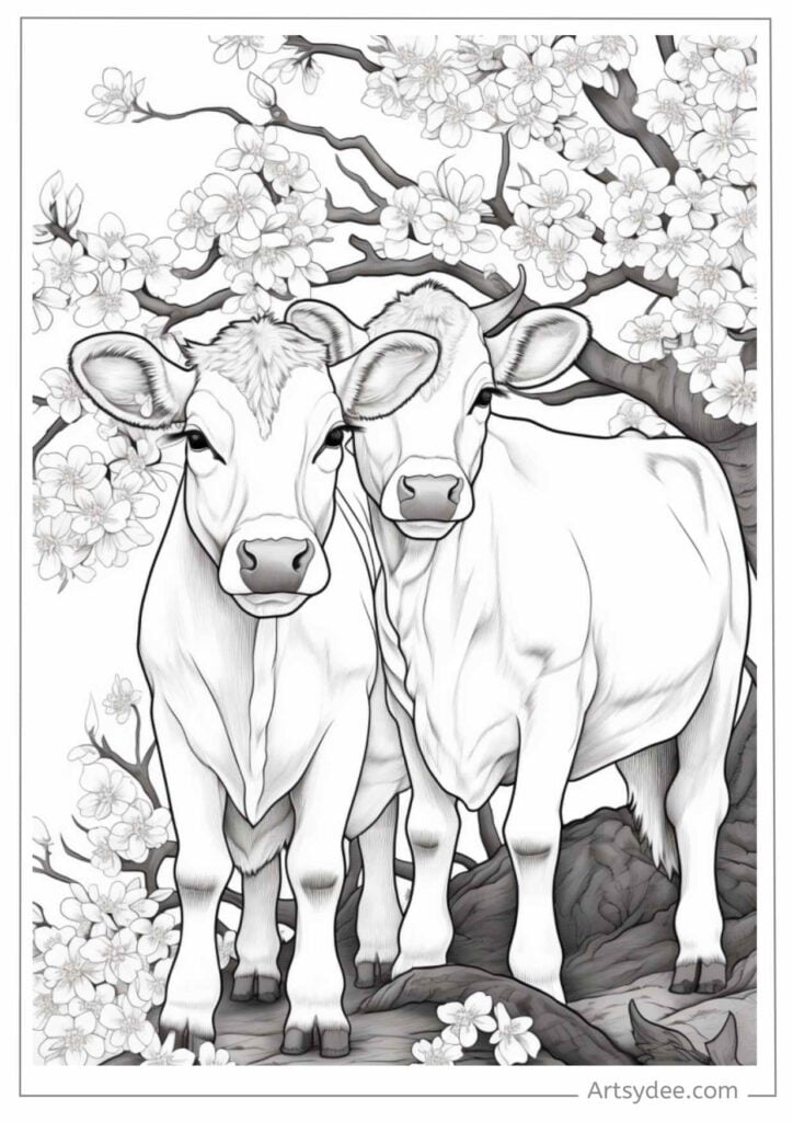 21+ Free Adorable Cow Coloring Pages for Moo-velous Fun! - Artsydee ...