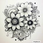 31 Zentangle Flowers For a Month Of Drawing Inspiration - Artsydee ...