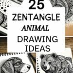 zentangle animals