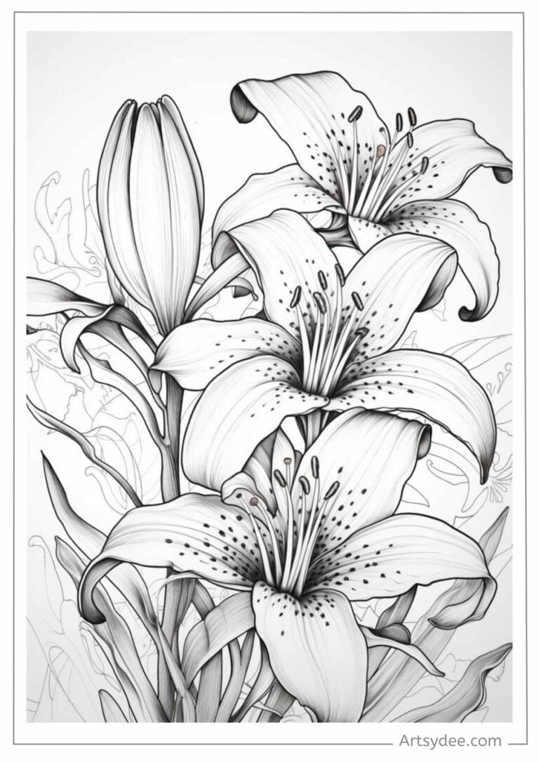 Blossom Your Creativity: 60+ Free Flower Coloring Pages to Inspire Your ...