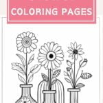 free printable flower coloring pages