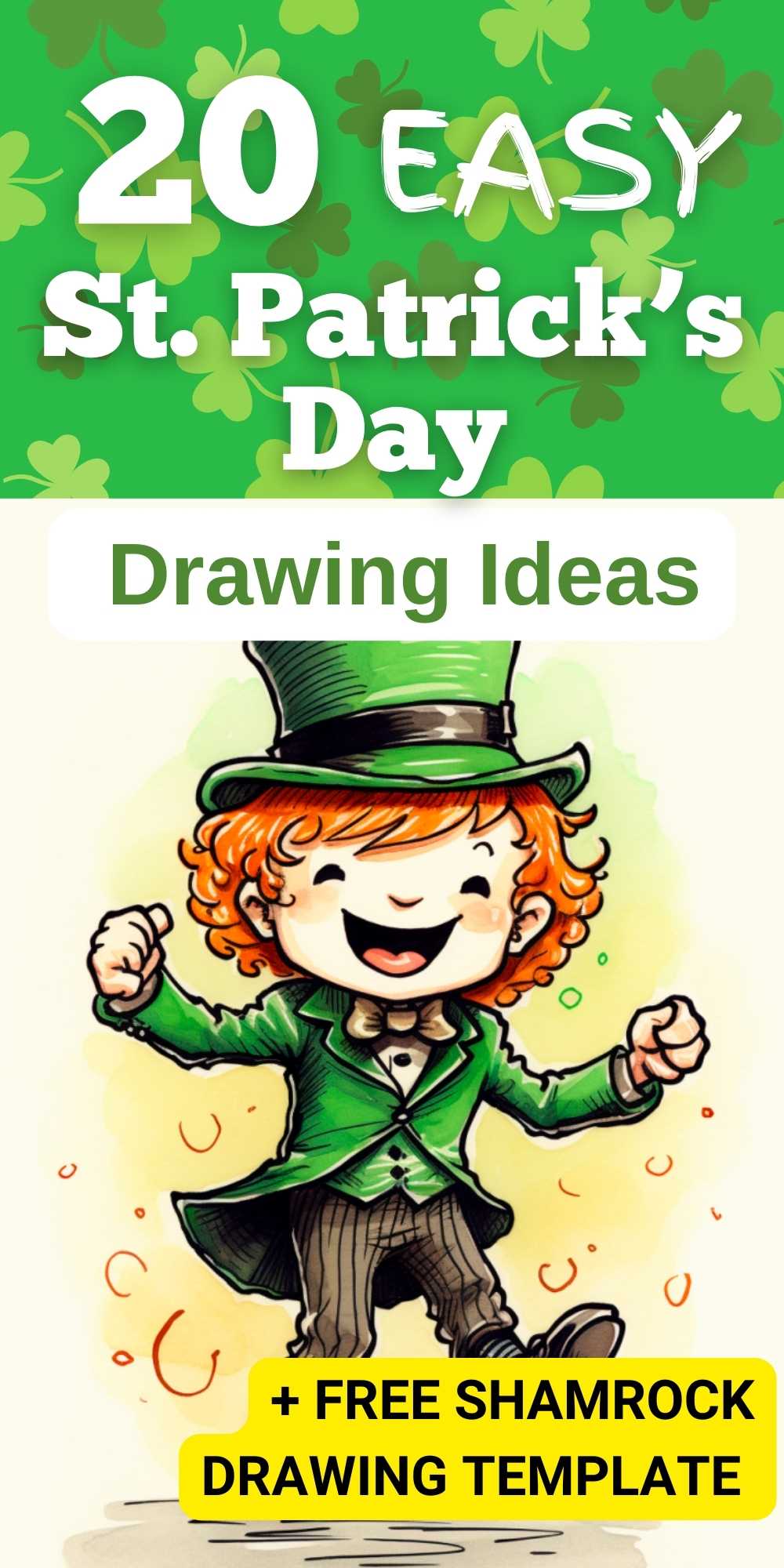 20 EASY St. Patrick's Day Drawing Ideas! - Artsydee - Drawing, Painting ...