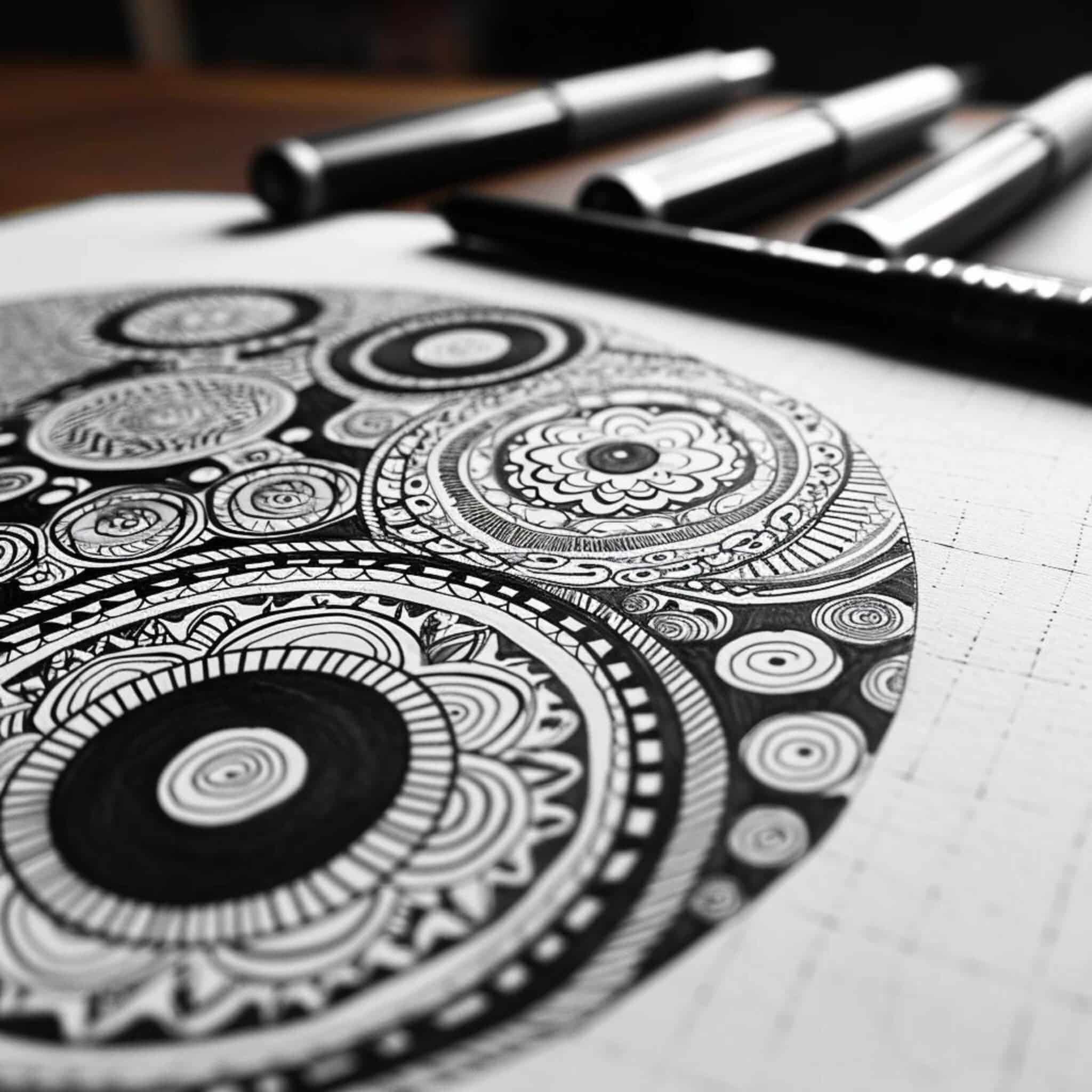 41+ Zentangle Inspired Patterns for Every Artist - Simple to Complex ...