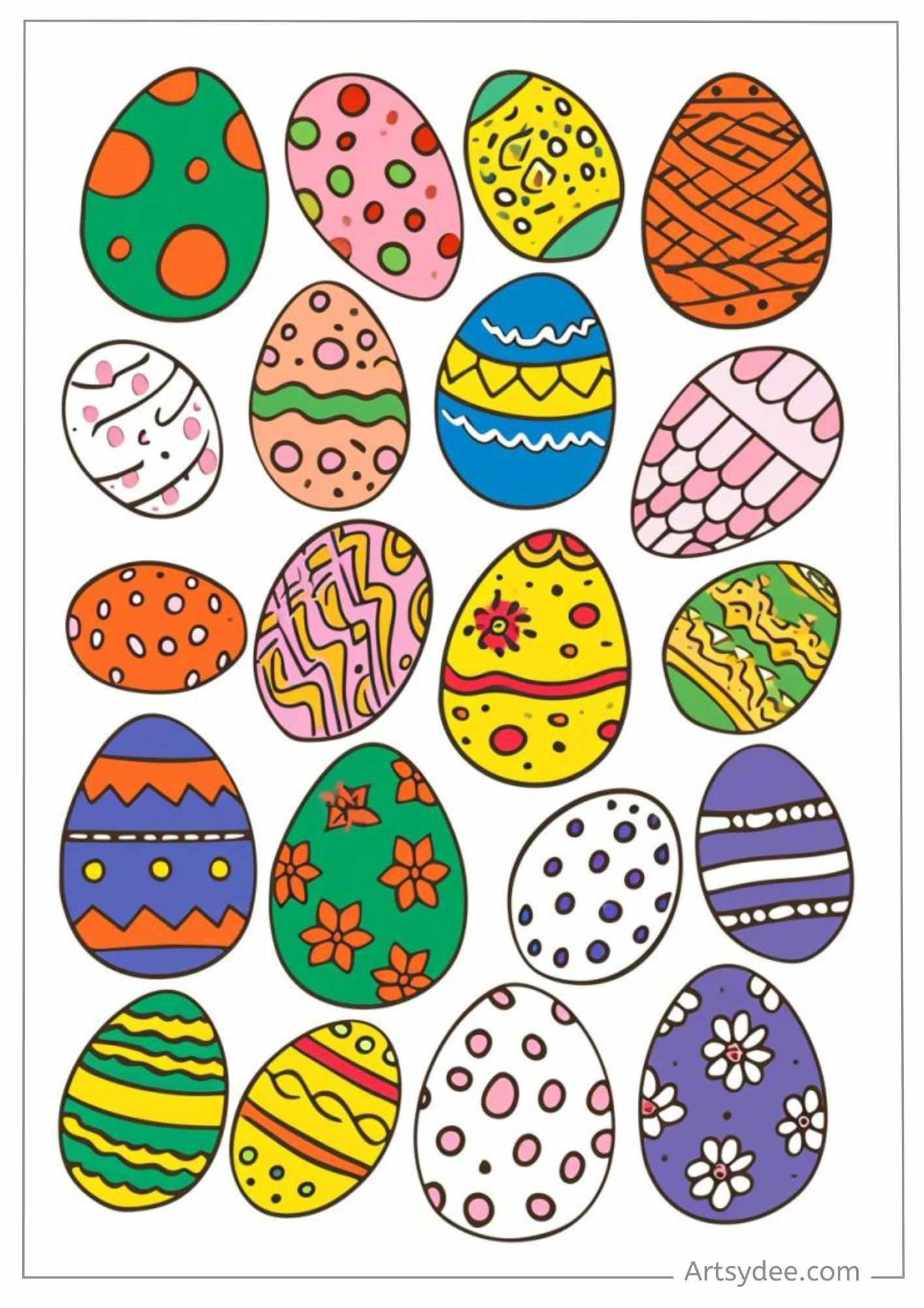 Free Printable Easter Templates: Hop into Easter Fun! - Artsydee ...