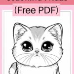 kitten coloring pages