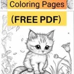 kitten coloring pages