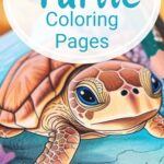 free printable turtle coloring pages