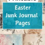 easter junk journal pages