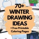 winter drawing ideas