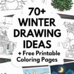 winter drawing ideas