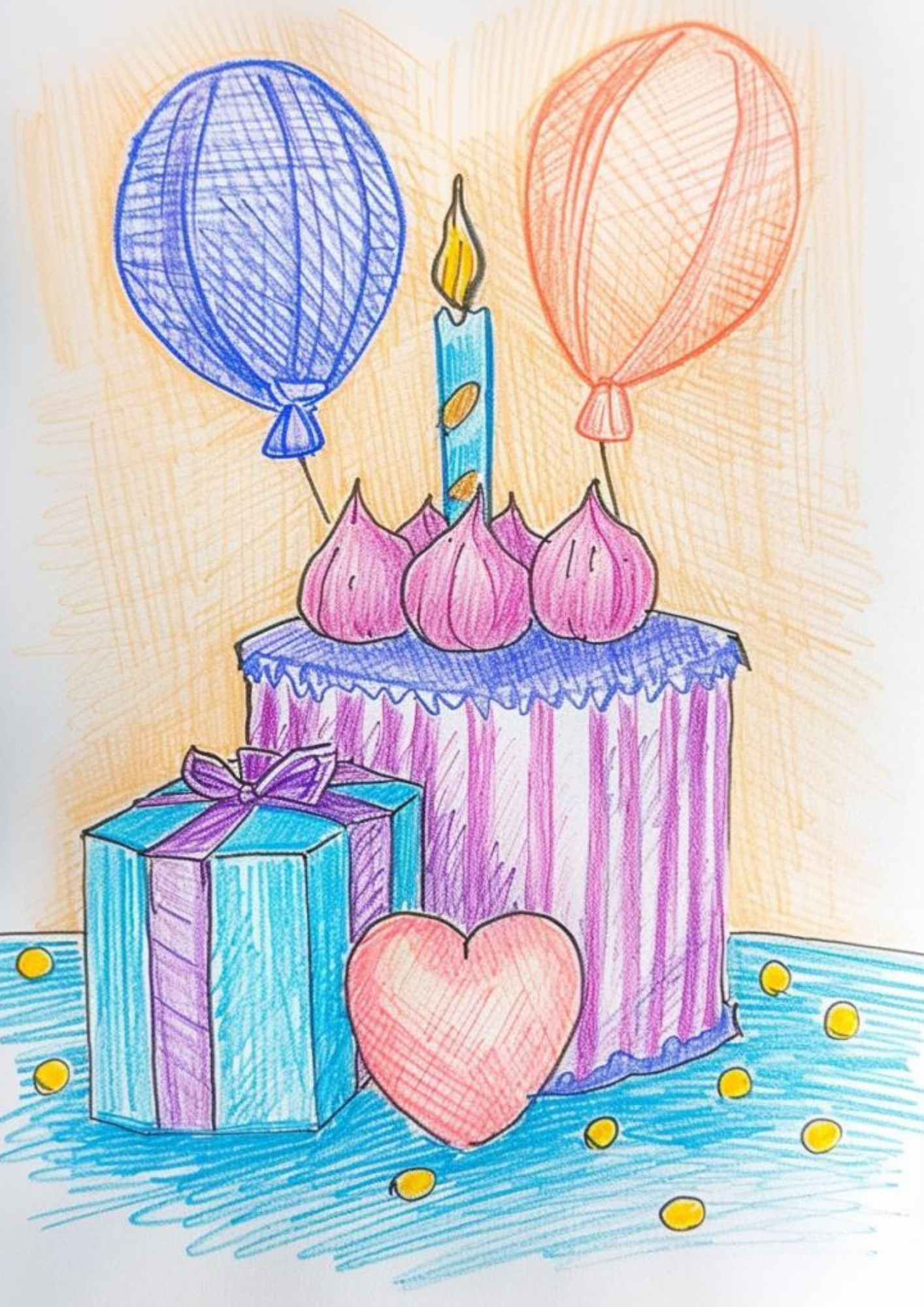 31 Fun & Easy Happy Birthday Drawing Ideas! Artsydee Drawing