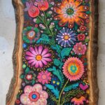 paint pen art wood