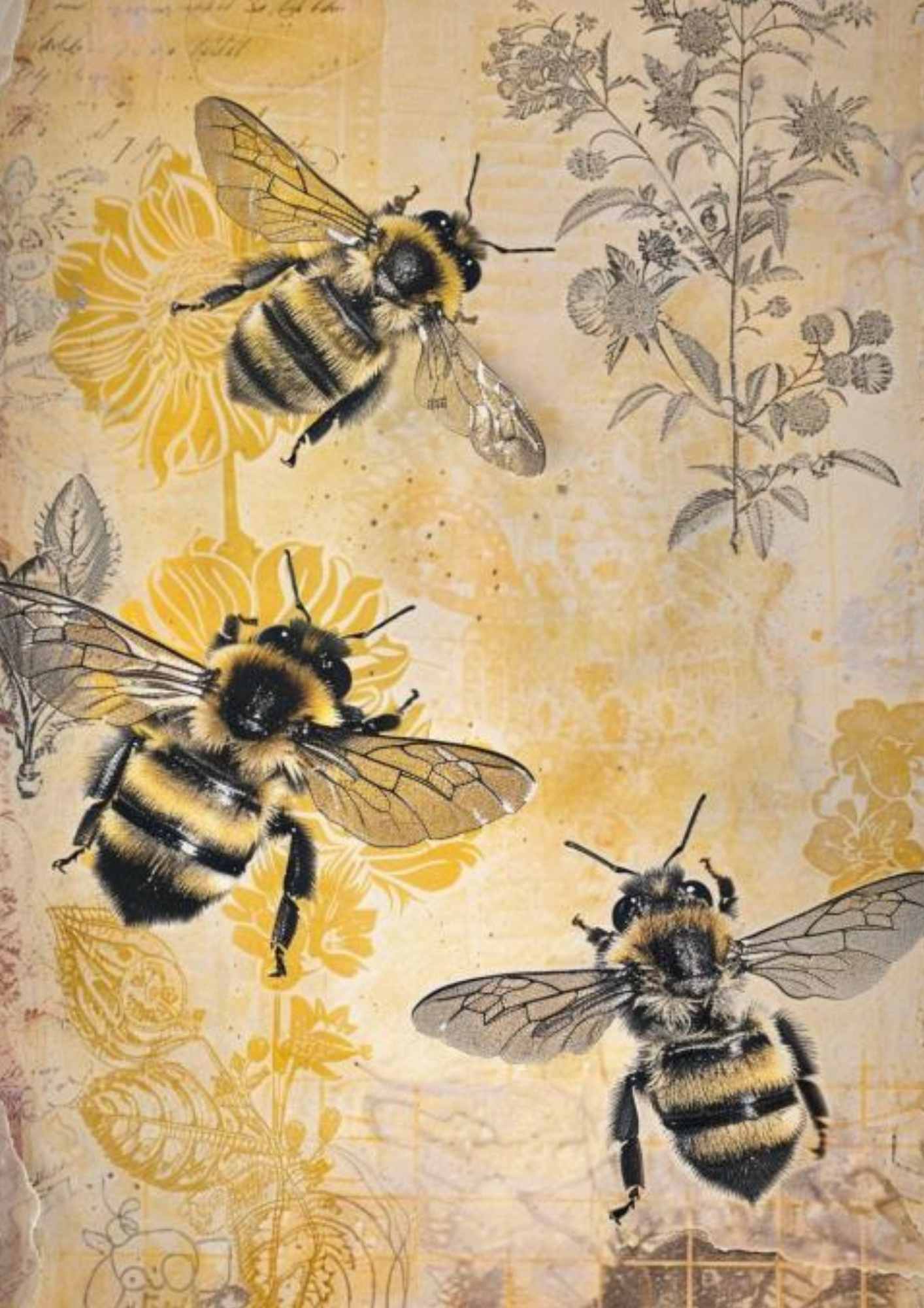 50+ Vintage Bee Junk Journal Pages: Free Printable PDF! - Artsydee ...