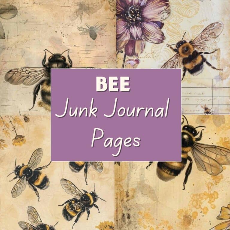 bee junk journal