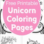 free printable unicorn coloring pages