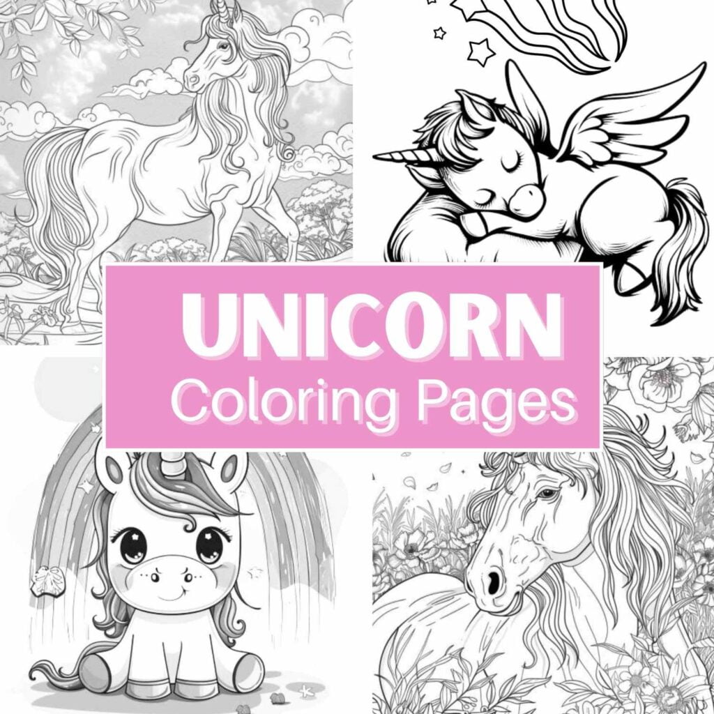 60+ Unicorn Coloring Pages: Free Printables for Magic Coloring ...