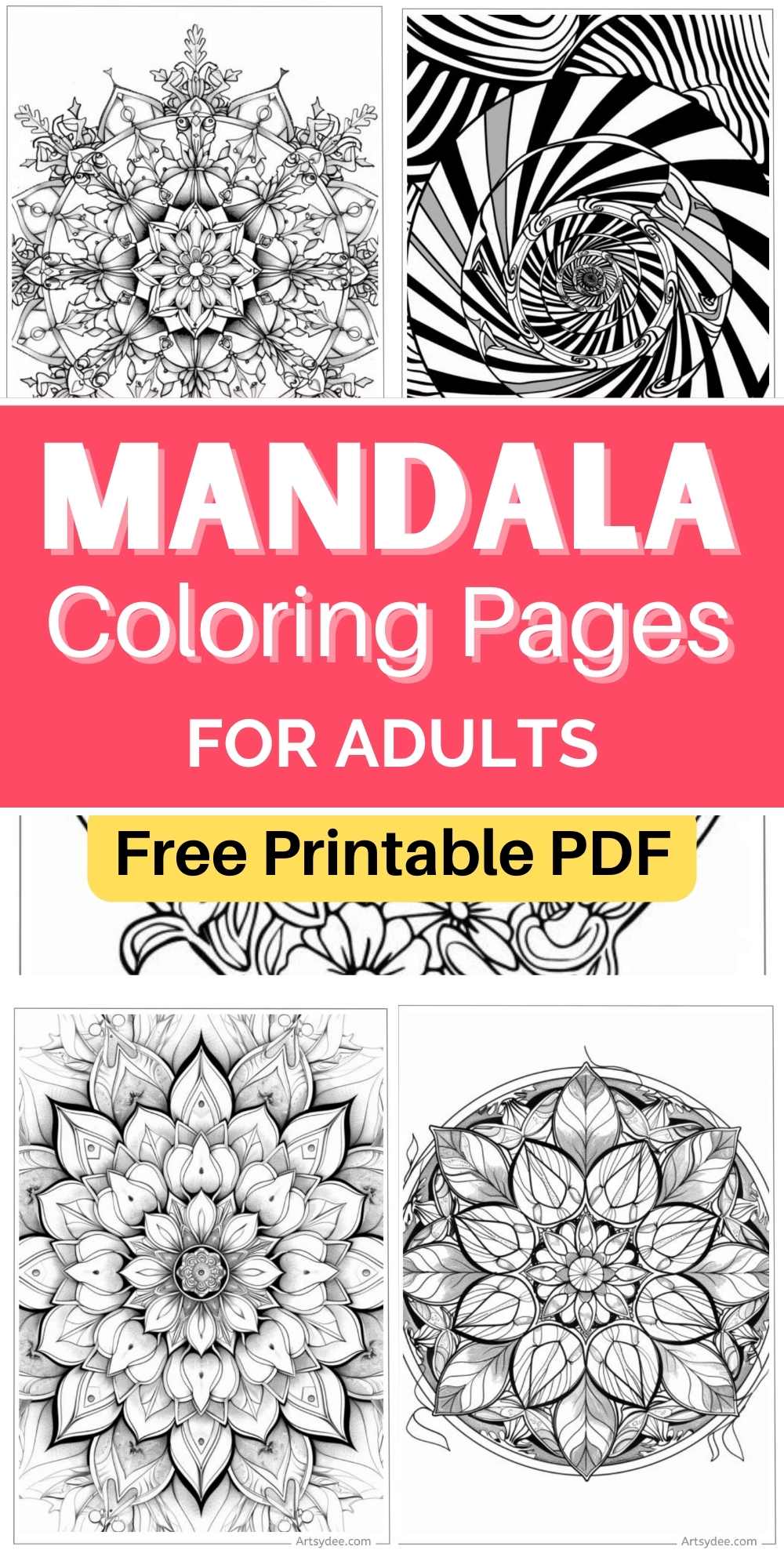 40+ Mandala Coloring Pages: Free Printable PDF for Relaxation ...