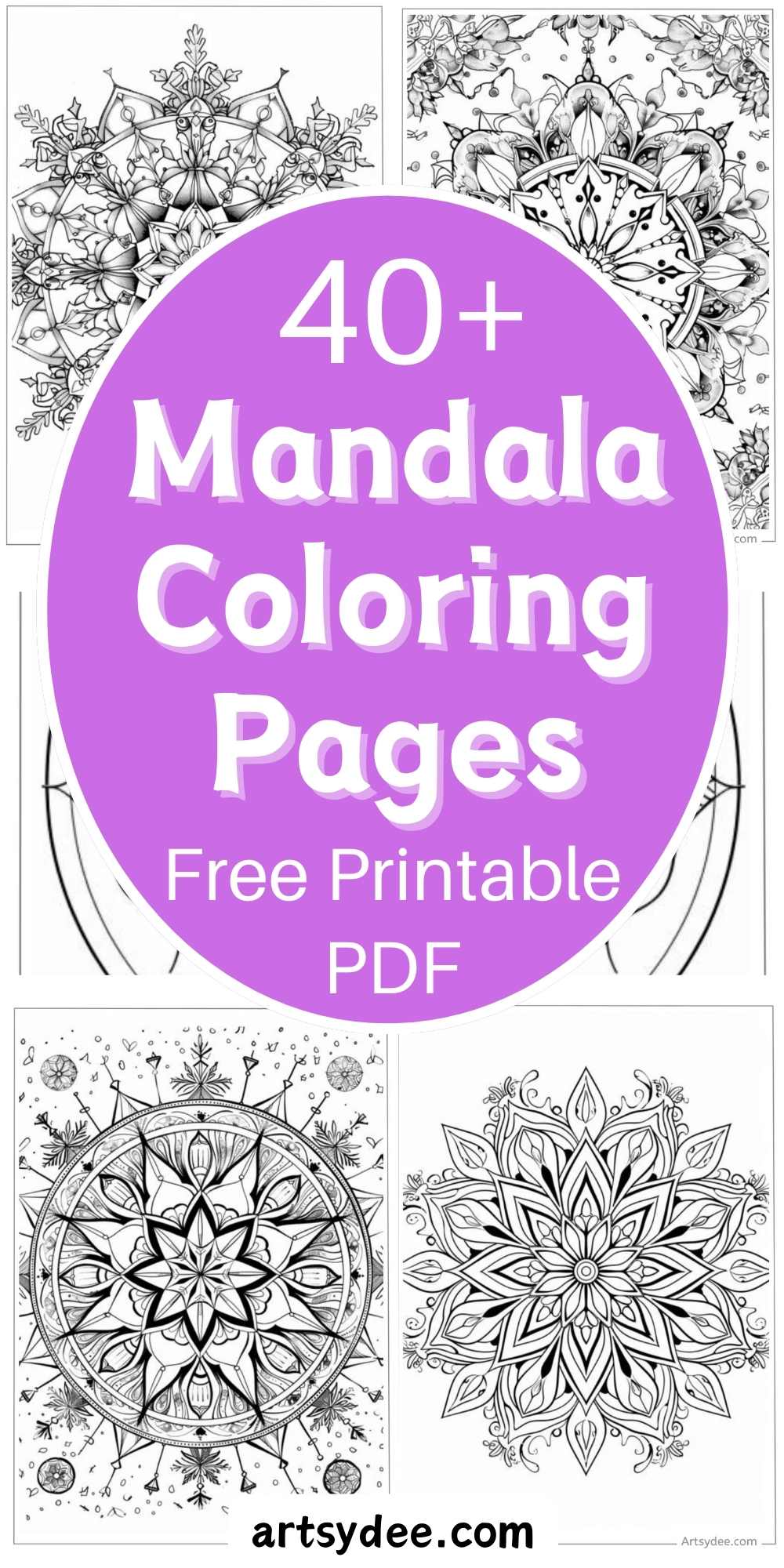 40+ Mandala Coloring Pages: Free Printable PDF for Relaxation ...