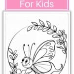 free printable butterfly coloring pages