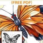 free printable butterfly coloring pages