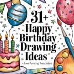 happy birthday drawing ideas