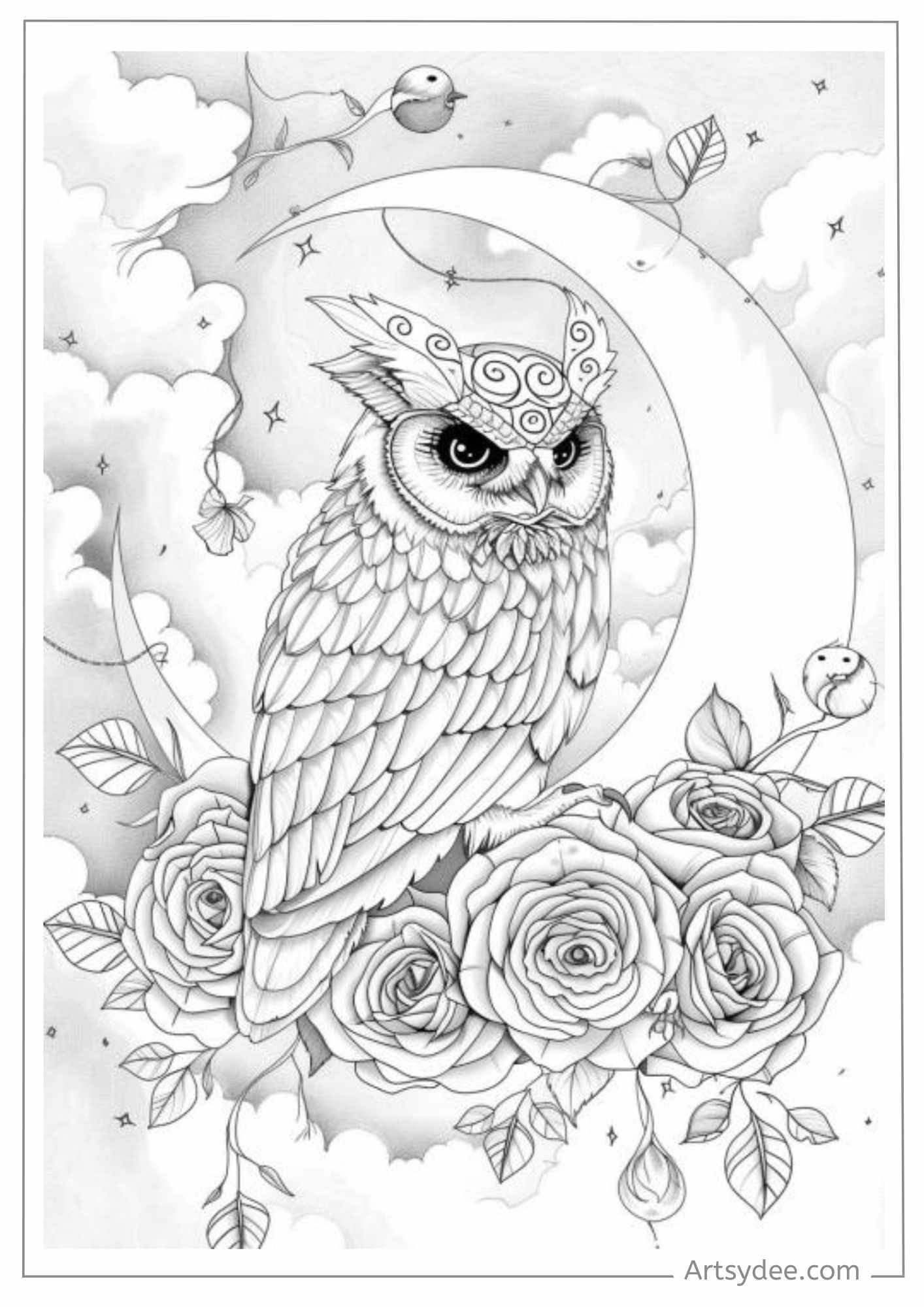 40+ Magical Owl Coloring Pages (Free Printable PDF) - Artsydee ...