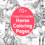 horse coloring pages