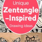 unique zentangle drawings