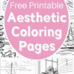 aesthetic coloring pages