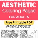 aesthetic coloring pages