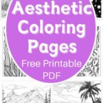 aesthetic coloring pages