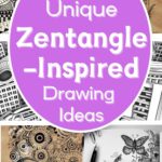 unique zentangle-inspired drawings