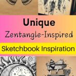 unique zentangle drawings