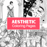 aesthetic coloring pages