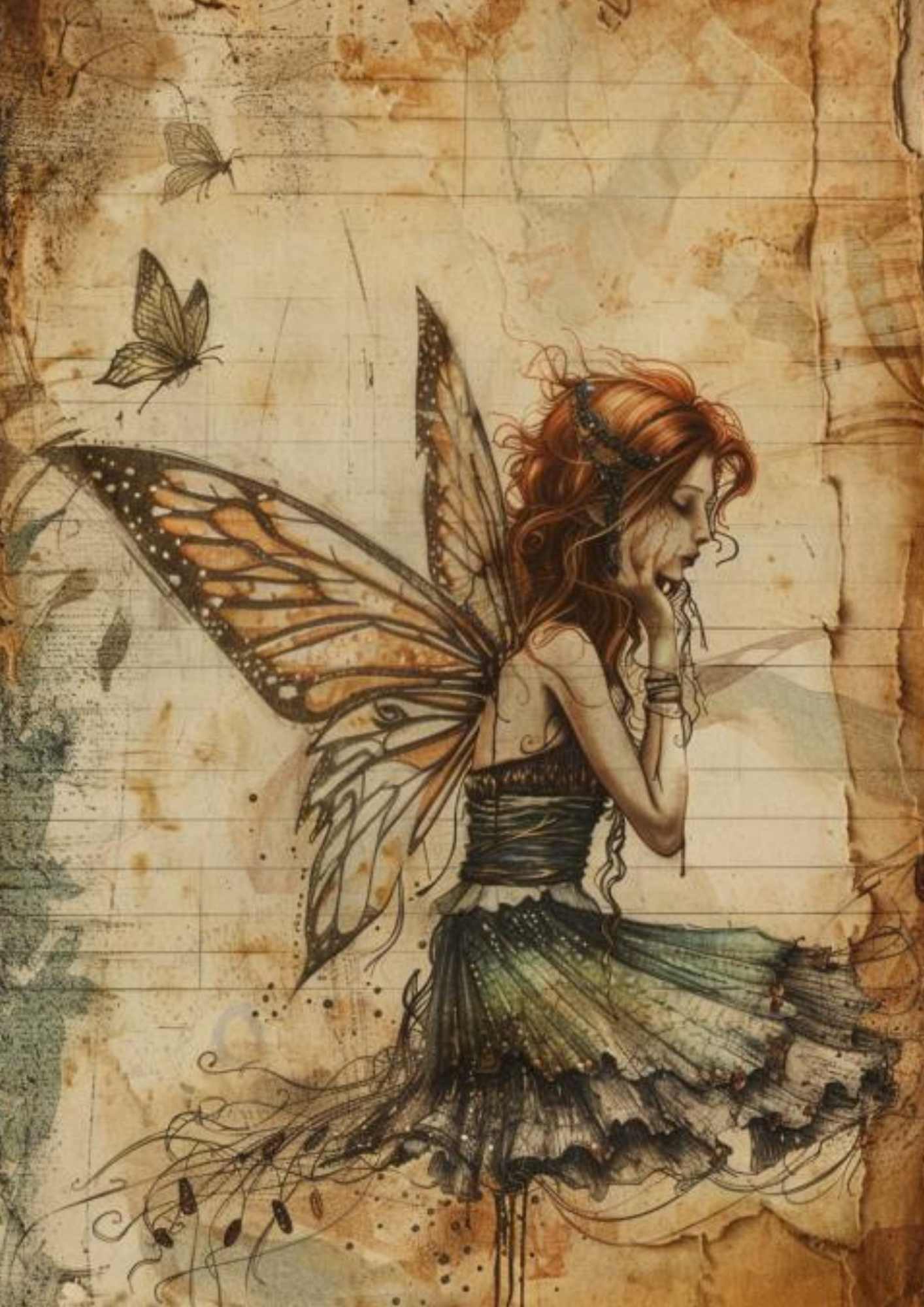 49 Free Printable Fairy Junk Journal Pages! - Artsydee - Drawing ...