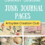 summer junk journal pages