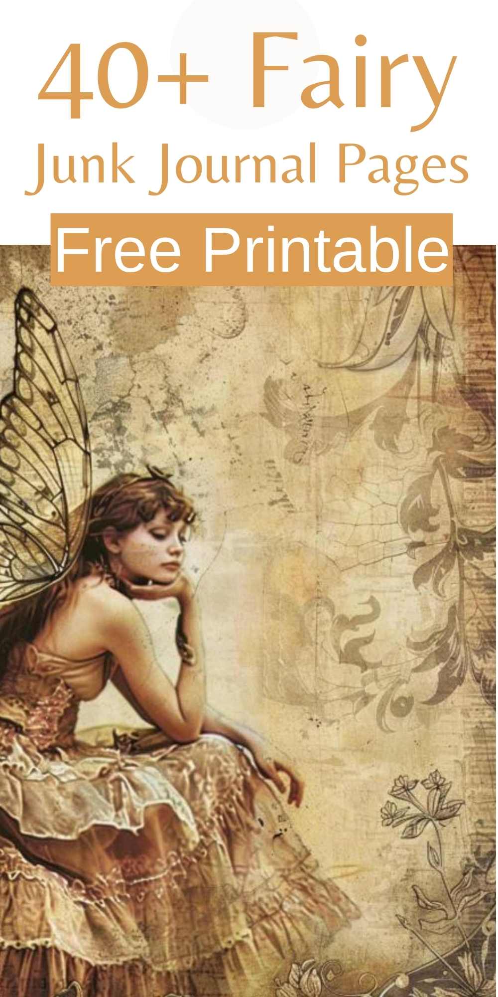 49 Free Printable Fairy Junk Journal Pages! - Artsydee - Drawing ...