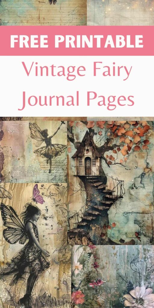 49 Free Printable Fairy Junk Journal Pages! - Artsydee - Drawing ...