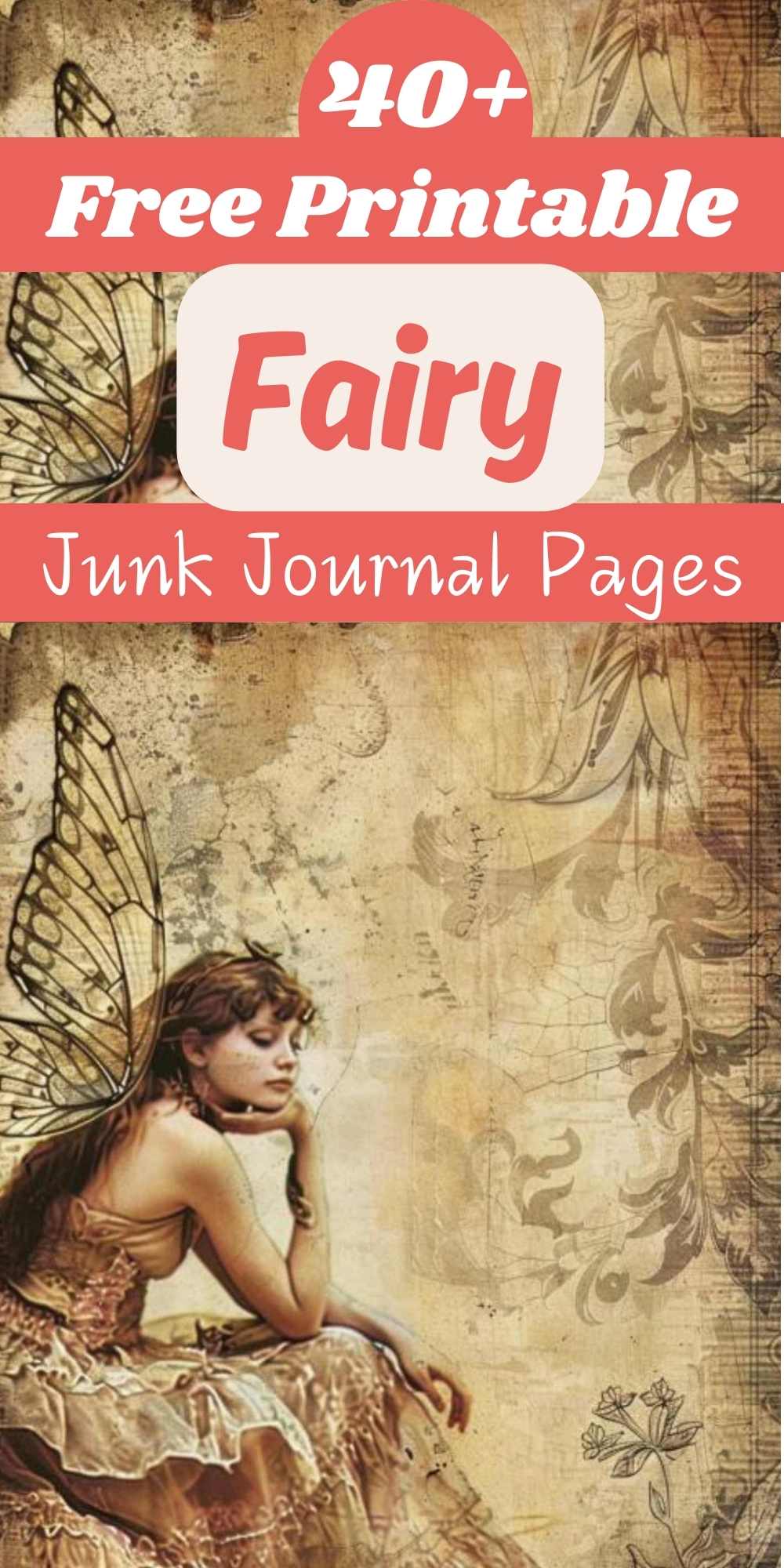 49 Free Printable Fairy Junk Journal Pages! - Artsydee - Drawing ...