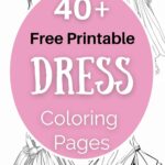 dress coloring pages