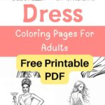 dress coloring pages