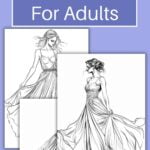 dress coloring pages