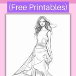 dress coloring pages