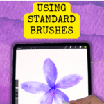 Procreate Watercolor Tutorial Using ONLY Standard Brushes - Artsydee ...