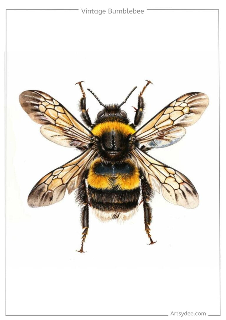 printable bumble bees 1